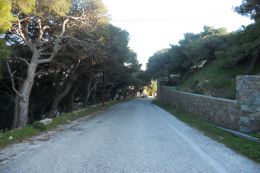 the central street of Chroussa